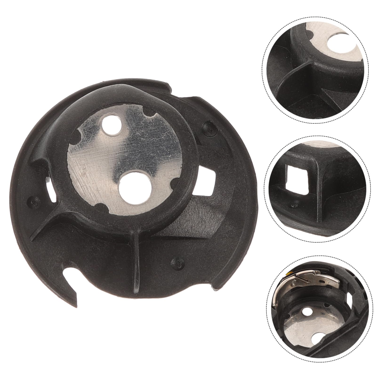 Beatifufu Small Bobbin Case Replacement for Sewing Machines Durable Bobbin Case Compatible with Models Essential for Stitching and Preventing Unraveling