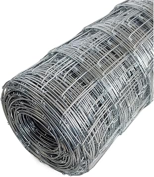 Farm Fence 3ft x 164ft 13Gauge Heavy Zinc Coating Cattle Fence,Galvanized Field Wire Fencing Deer Fences,Hog Wire Fencing for Yard Livestock & Animals Protection 3ft x 164ft 13Gauge