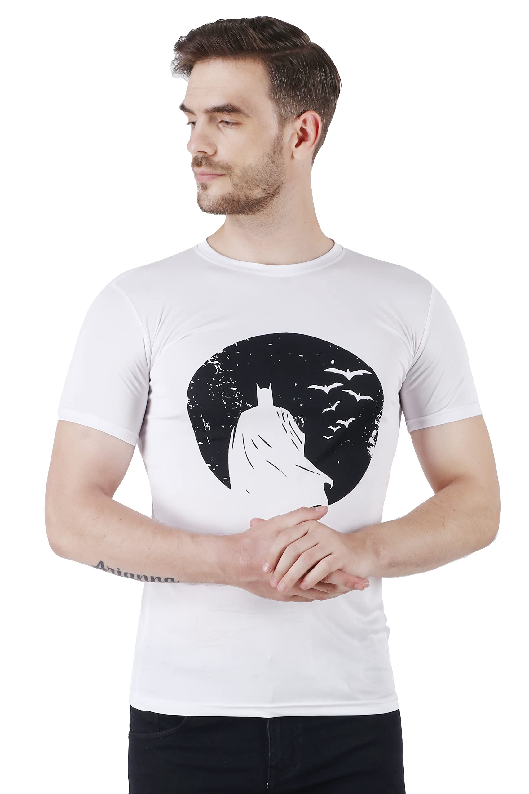 Broderick Men Printed Regular T- Shirt