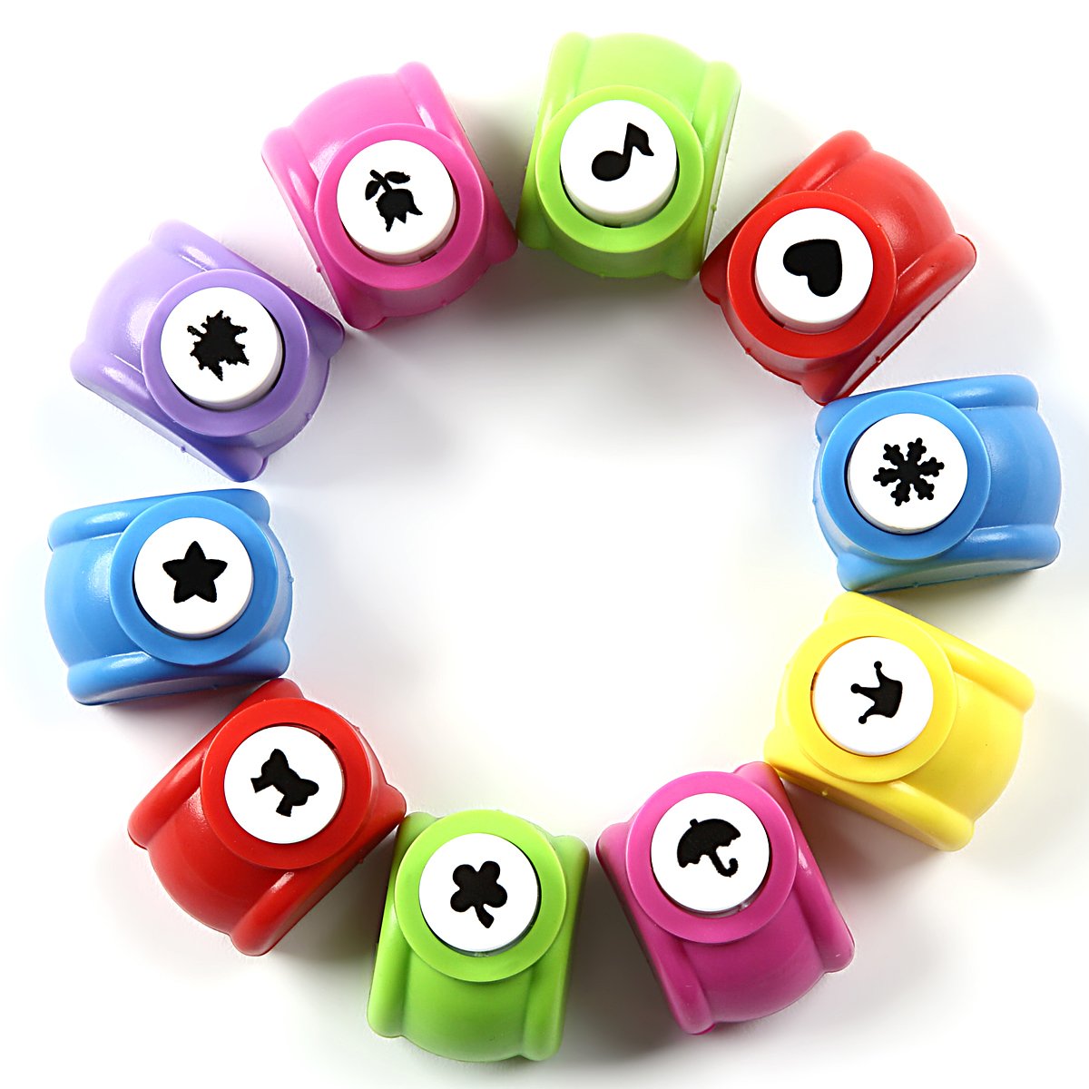 SICOHOME Paper Punch,Scrapbook Punches Set of 10