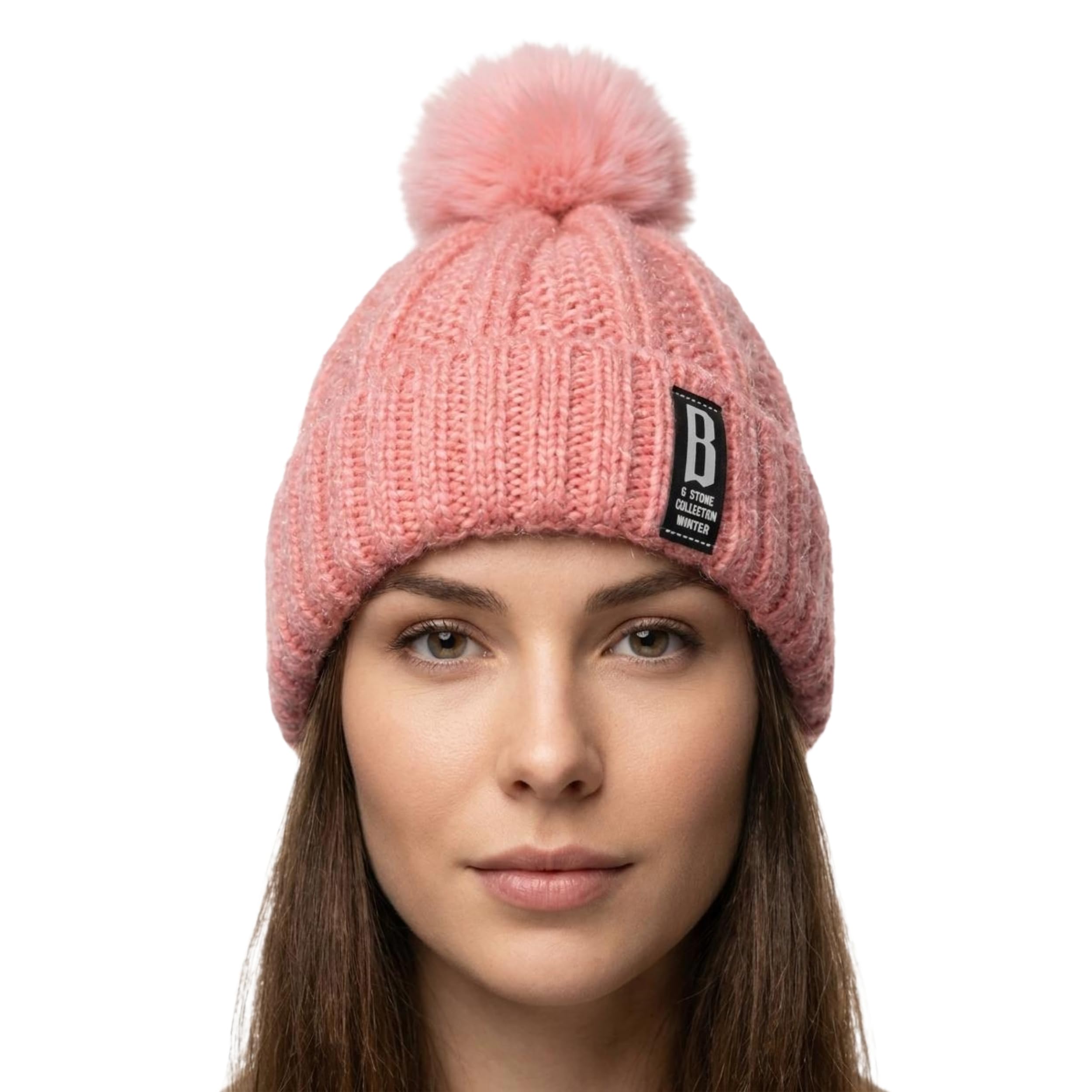 Winter 3-Piece Set For Women | Cozy Knit Pom-Pom Beanie Cap, Fleece-Lined Neck Warmer Gaiter Scarf & Touchscreen Compatible Gloves Combo for Girls & Ladies-image-41