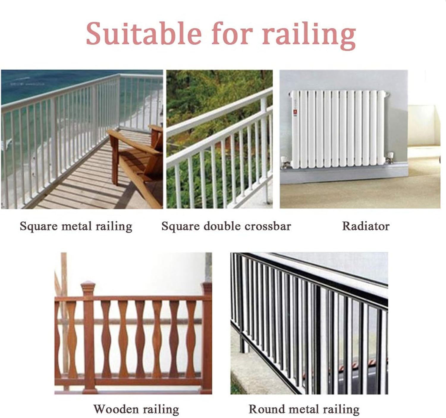 Balcony Folding Deck Table, Mountable Patio Railing Dining Table, Bar Counter, Adjustable Height, Hanging Table Laptop Desk, Brown, 60*27cm/24*10.6in