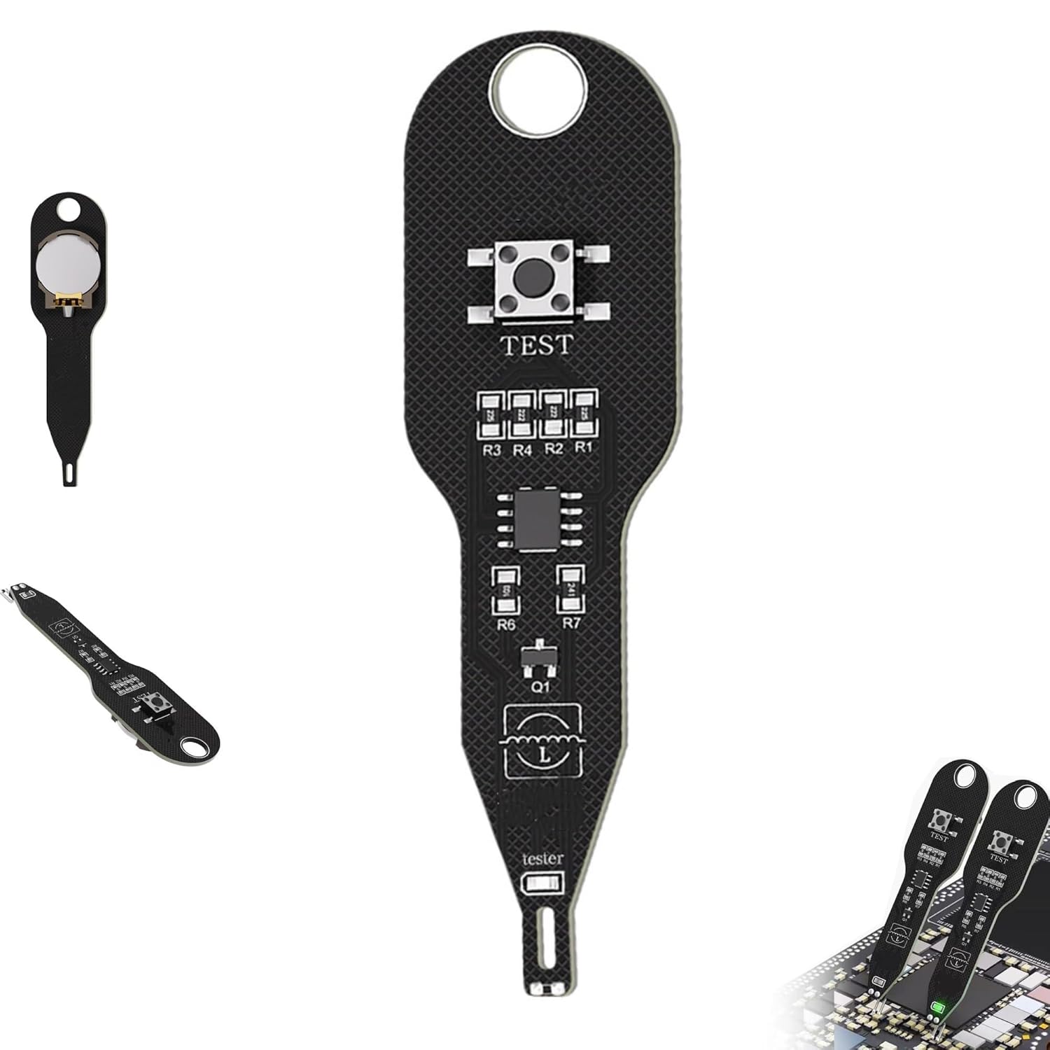 Electronic Circuit Board Tester, Detectors Inductance Tester Motherboards Coils Testers for Quick Fault Detection, Type-C Inductance Testers Electronic Circuit Board Inductor Detector (1PC)