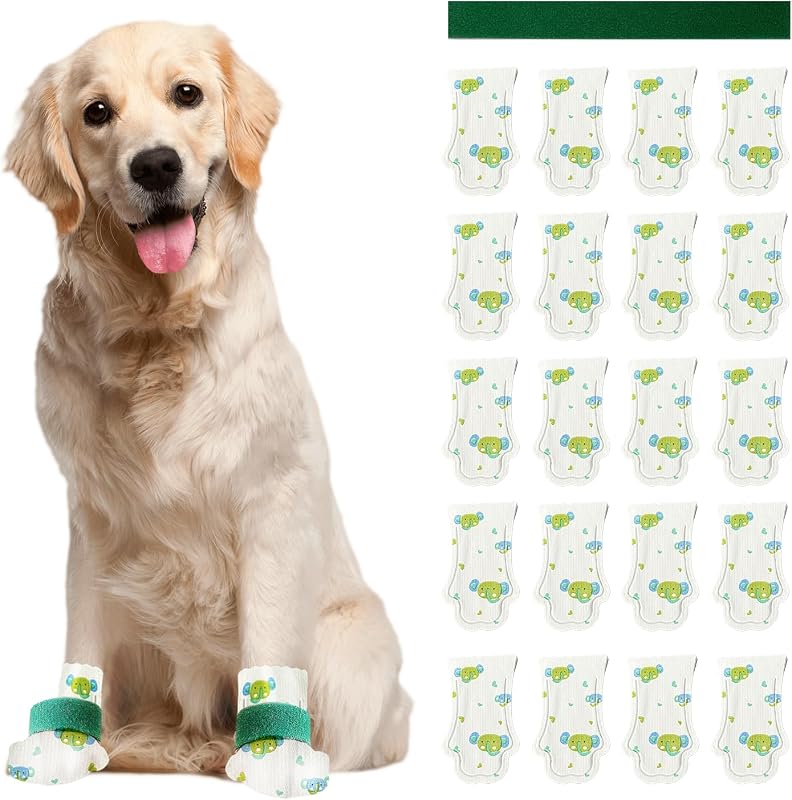 Botas descartáveis impermeáveis para cães Furrtripsy M – 20 unidades