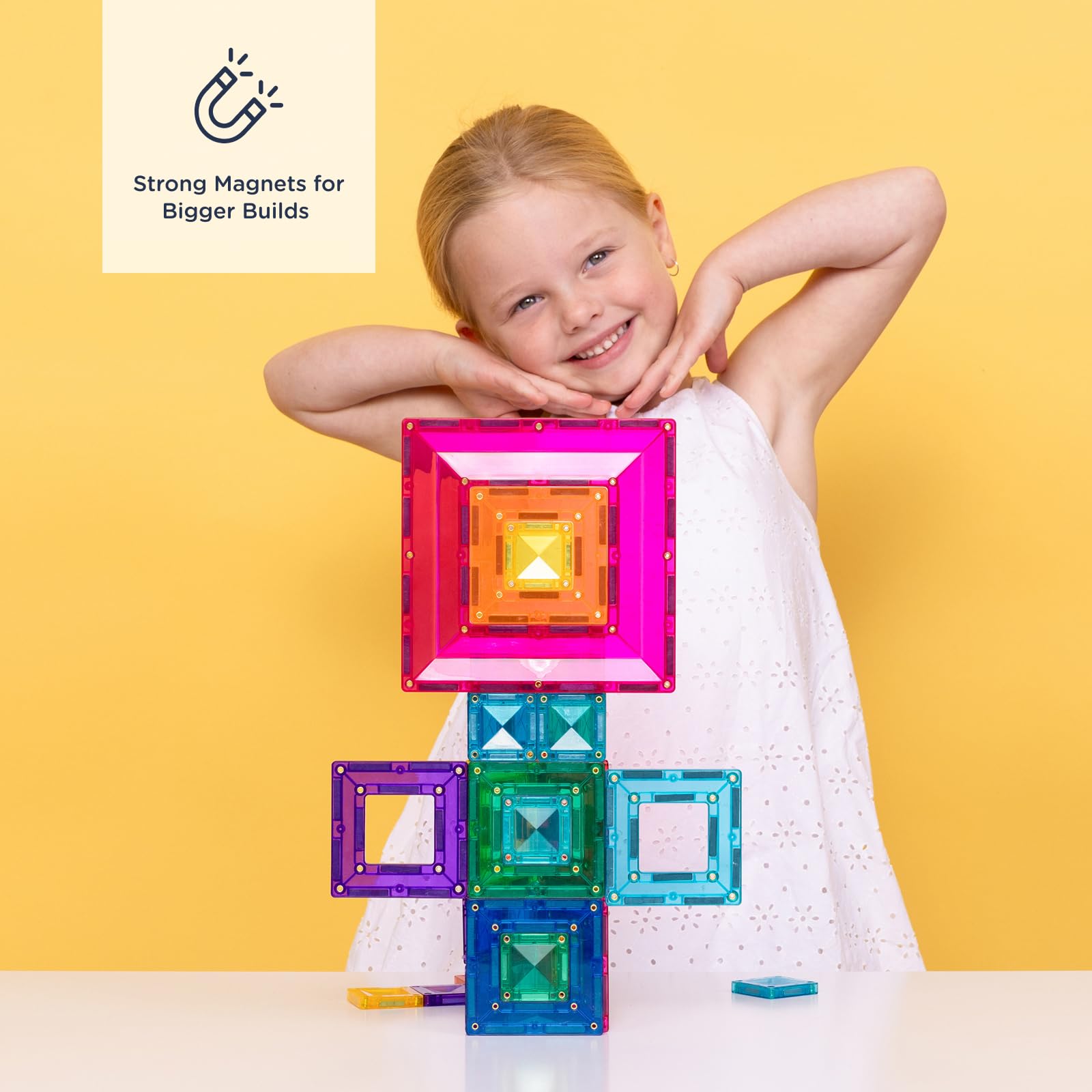 CONNETIX Magnetbausteine Bright Portal Paket, 48 Stück