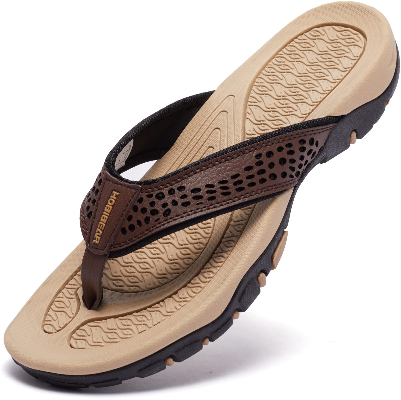 GUBARUNMens Sport Flip Flops Comfort Casual Thong Sandals Outdoor