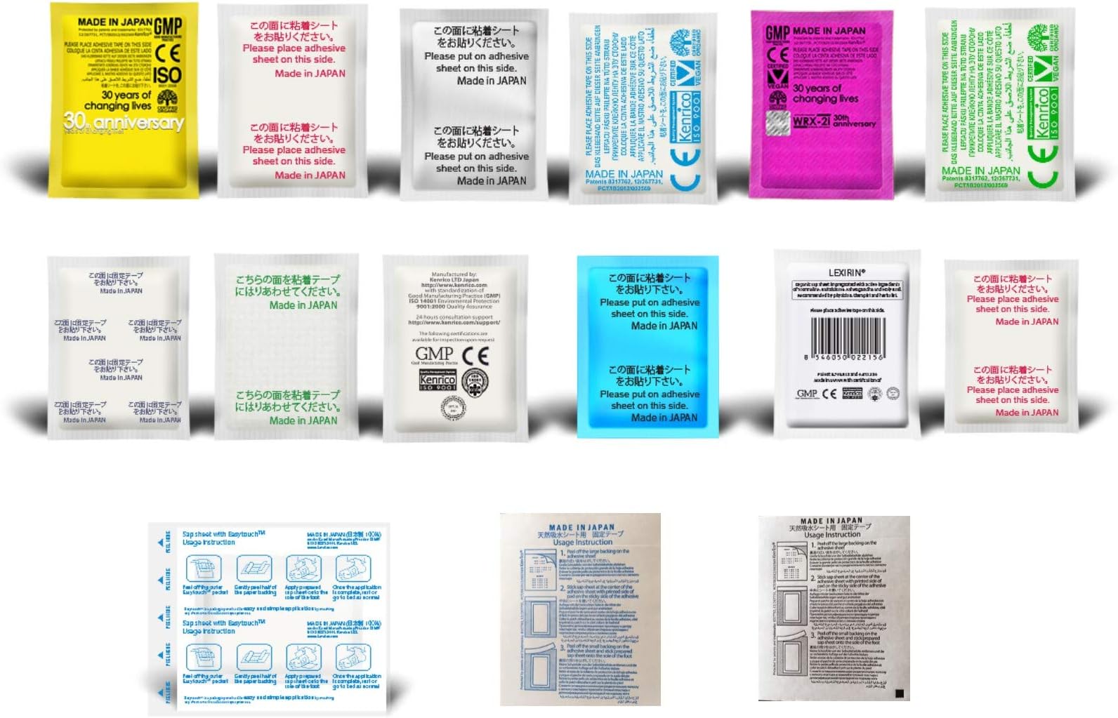 90 KENRICO Organic and All Natural Various Editions - U Choose- Made in Japan