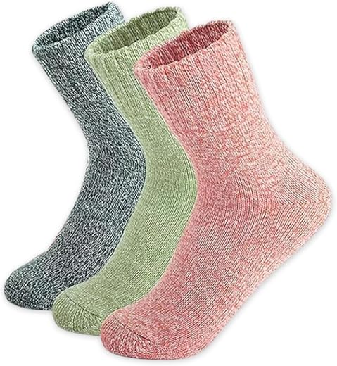 TecoKart® Woolen Thermal Winter Socks – Soft, Warm &amp; Cozy Unisex Wool Socks for Men &amp; Women | Thick Knitted Thermal Socks ...