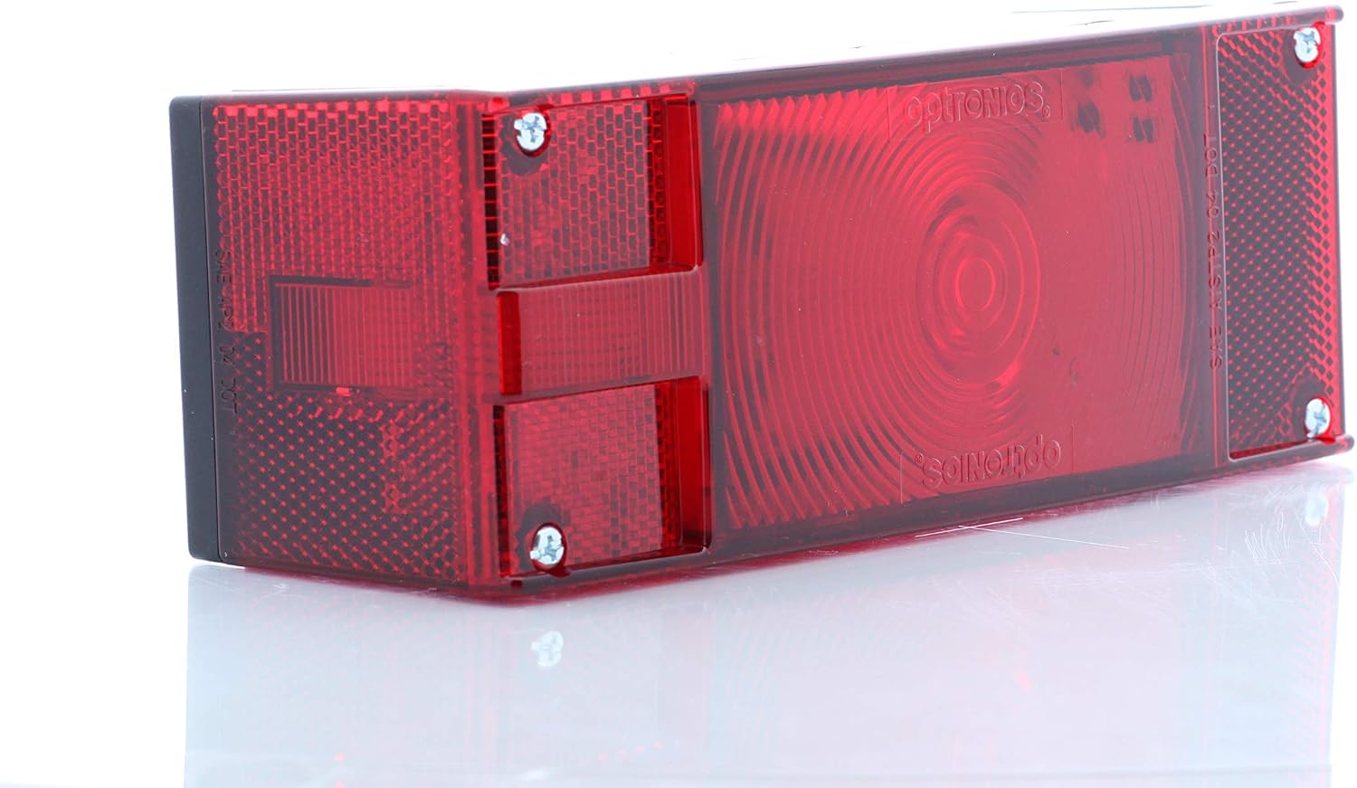 Optronics STL0017RBP ONE LED Low Profile Marine Tail Light, Red
