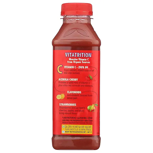 Columbia Gorge Organic Strawberry Super C Juice, 15.2 FZ 3