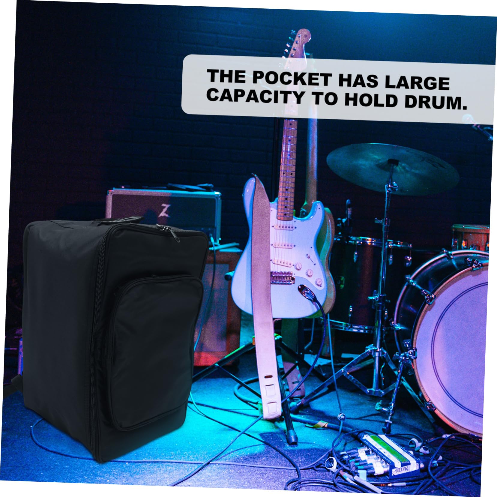 BESPORTBLE Mochila Para Caja Negra Bolsa De Transporte Para Instrumentos De Percusión Accesorio Musical Para Instrumentos y Escenario De Conciertos