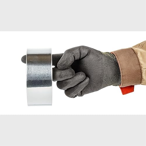 Vista 7 de Lichamp Cinta de papel de aluminio HVAC, cinta aislante de metal para conductos, sellado de aire acondicionado de CA, 2 pulgadas x 70 yardas