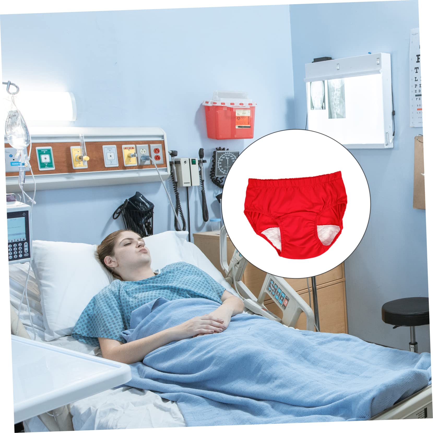 KOMBIUDA 2piezas De Para Adultos Bragas Protectoras Impermeables y Transpirables Diseño Cómodo Para Mediana Para Ancianos y Movilidad Reducida