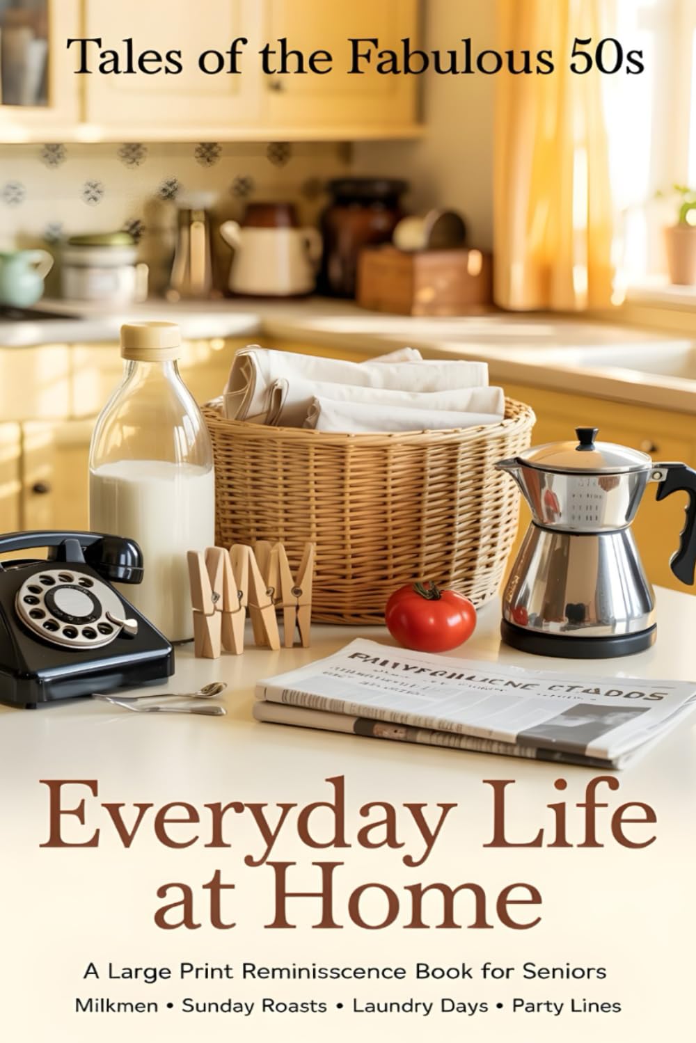 Tales of the Fabulous 50's, Everyday Life at Home: A Large Print Reminiscence Book for Seniors, Heartwarming Stories of Milkmen, Sunday Roasts, ... for Dementia & Alzheimer's Patients