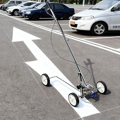 GTHTUHFD Striping Line Marking Machine, Compact & Lightweight Portable Parking Lot Painter For Quick Accurate Small Jobs, Touch-Ups In Tight Spaces