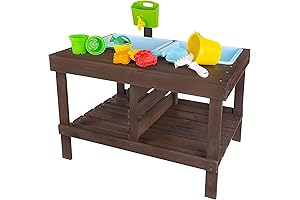 WONKAWOO Sand and Water Outdoor Sensory Table for Toddlers