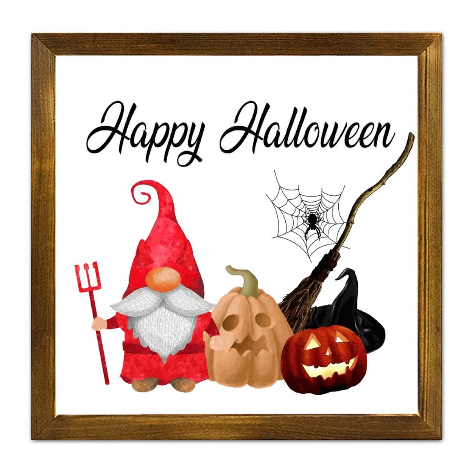 Panneau mural Halloween en bois, idée cadeau personnalisée pour pendaison de crémaillère