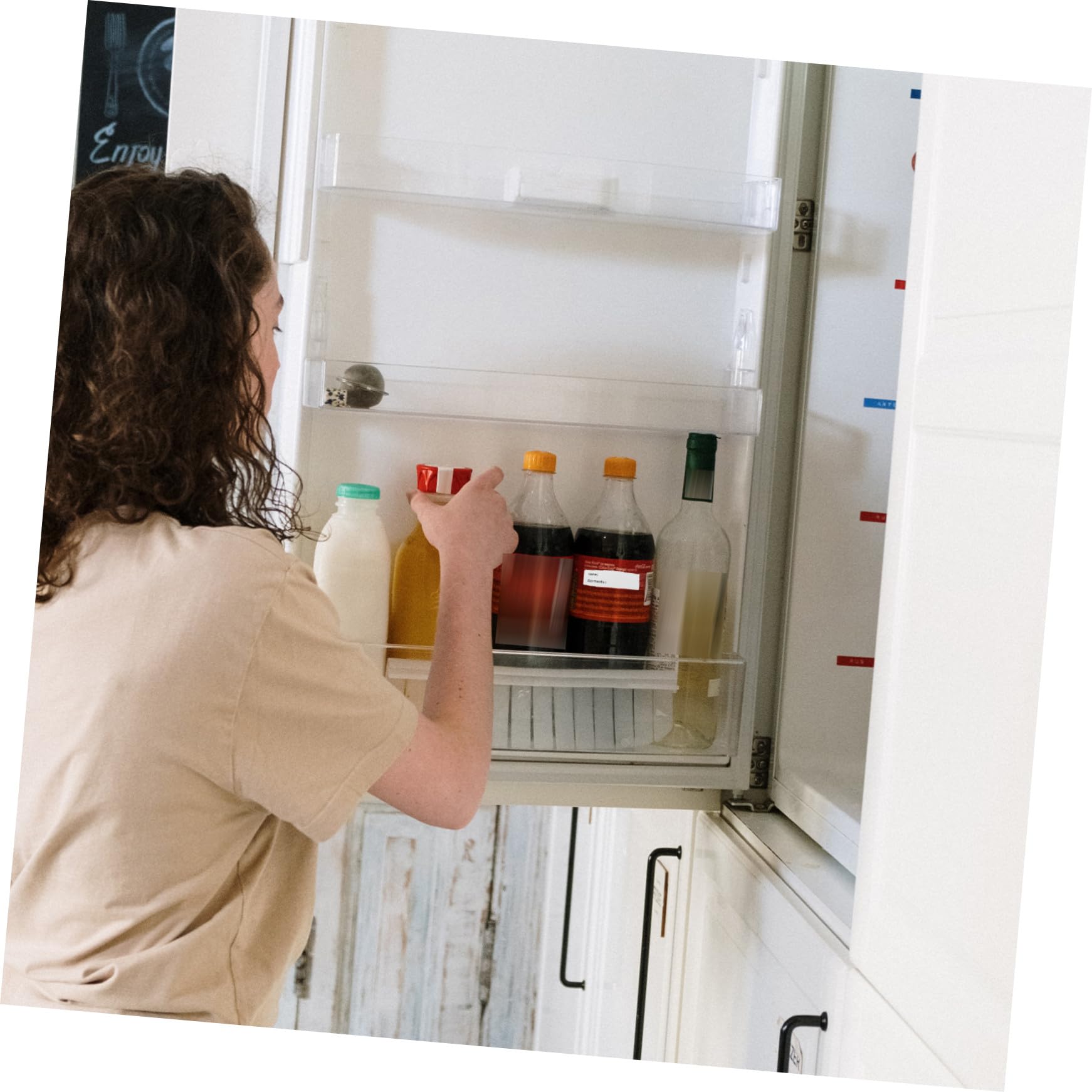 NUOBESTY 6pezzi Etichette Adesive Per Alimenti Etichette Vuote Scrivibili Per Cucina e Frigorifero Rimozione Facile Senza Residui Per Barattoli e Contenitori