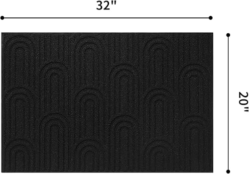 Miniatura 182 de GRANNY SAYS Felpudo para interiores, 32 x 48 pulgadas, antideslizante, tapete grande para puerta, tapete de bienvenida para exteriores, lavable