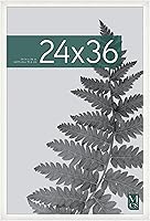 Vista 10 de MCS Studio Gallery Marco para foto rectangular de 12 x 18 pulgadas, imitación de veta de madera de color negro, para póster o impresión artística, 2
