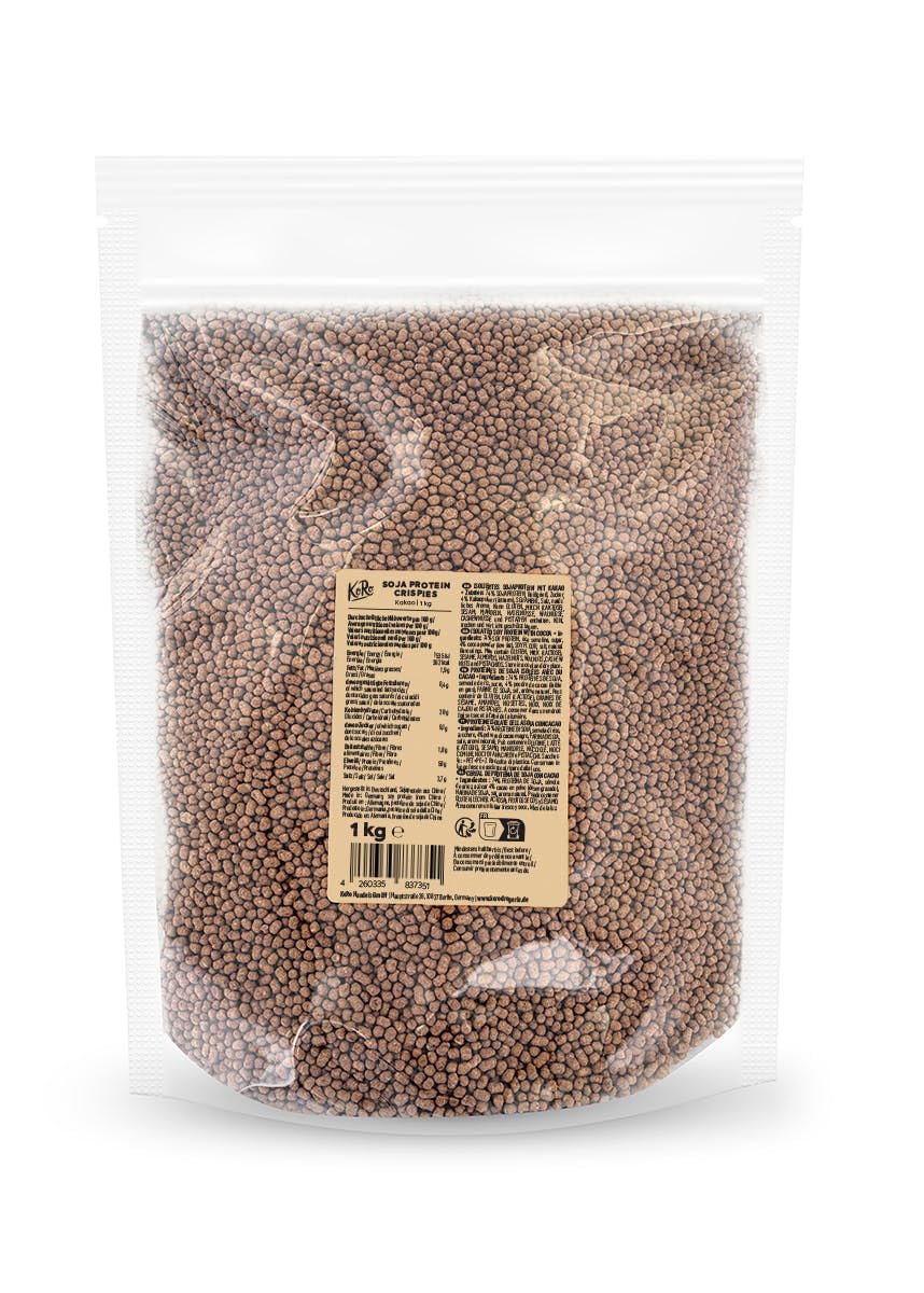 Soja crispies au cacao avec 58 % de protéines 1 kg