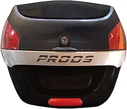 BAULETO AWA MODELO PROOS 29 LITROS PRETO BRILHANTE