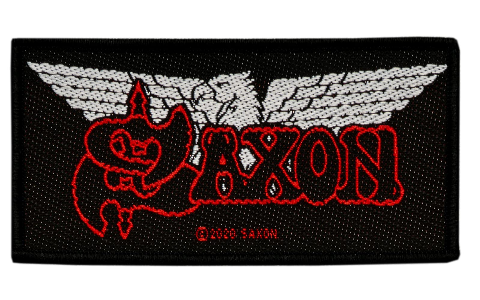 Halle 15 ClothesSaxon Logo Eagle Sew-On Patch Woven & Licensed, multicoloured, S