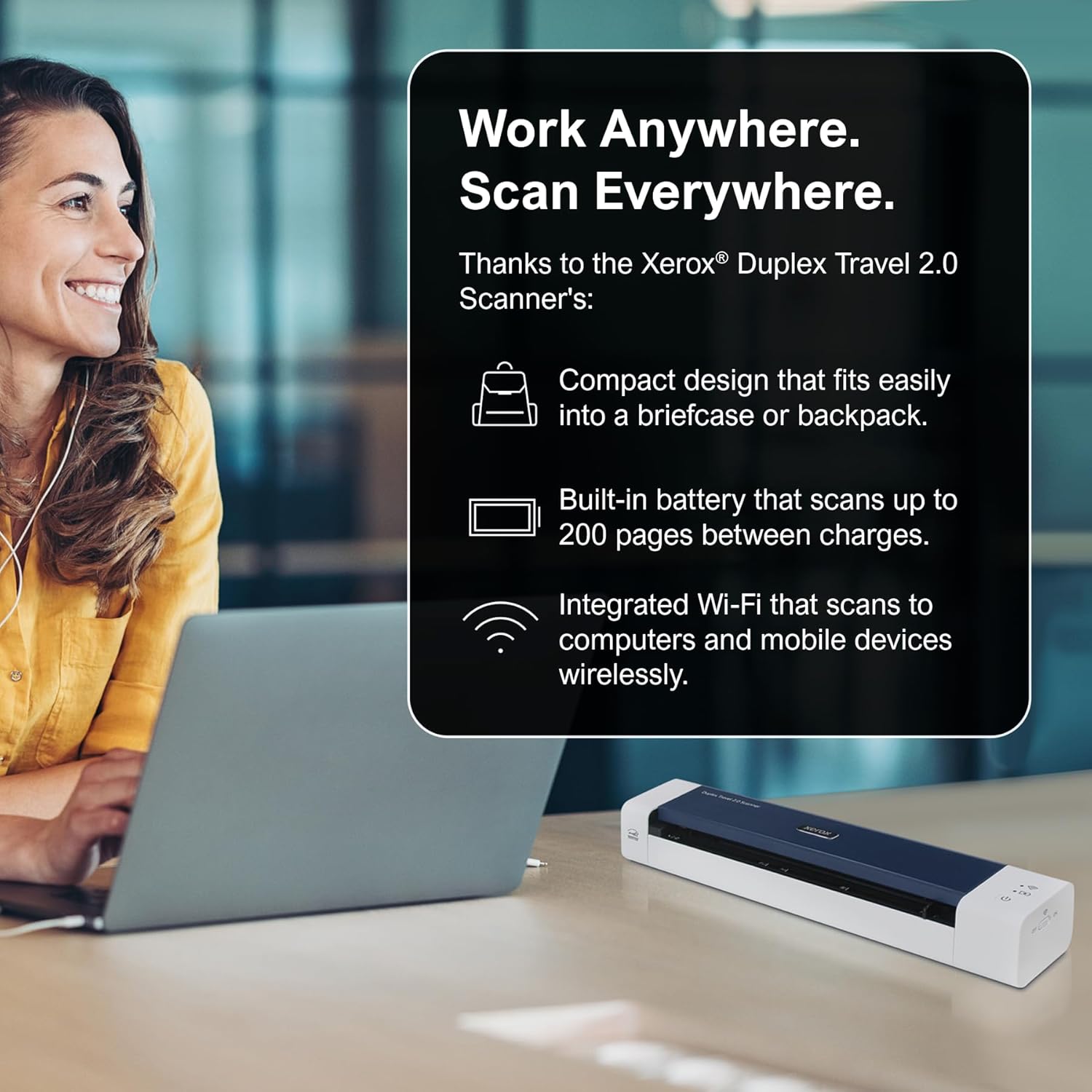 Xerox® Duplex Travel 2.0 Scanner