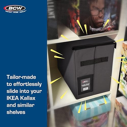 Miniatura 5 de BCW Caja de almacenamiento de cómics  2 unidades  Estuche plegable para cómics  Cada uno se adapta a 125  150 libros de cómics con funda y tablero