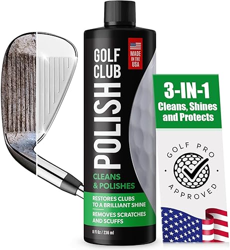 Esmalte de palos de golf para revitalizar tus palos - Fabricado en Estados Unidos - Limpiador de palos de golf para prolongar el rendimiento -