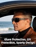 PUKCLAR Polarized Sports Sunglasses for Men & Women – TR90 TAC UV400 for Cycling Driving Running Fishing