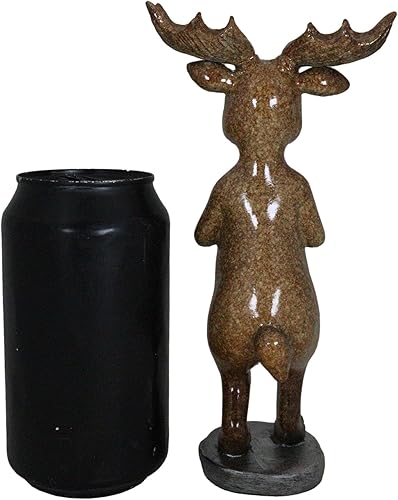 Miniatura 6 de Ebros Gift The Prince - Figura rústica de pie de alce y toro caprichoso, 7.25 pulgadas de alto, alce, ciervo, bosque, decoración de cabaña, cabaña