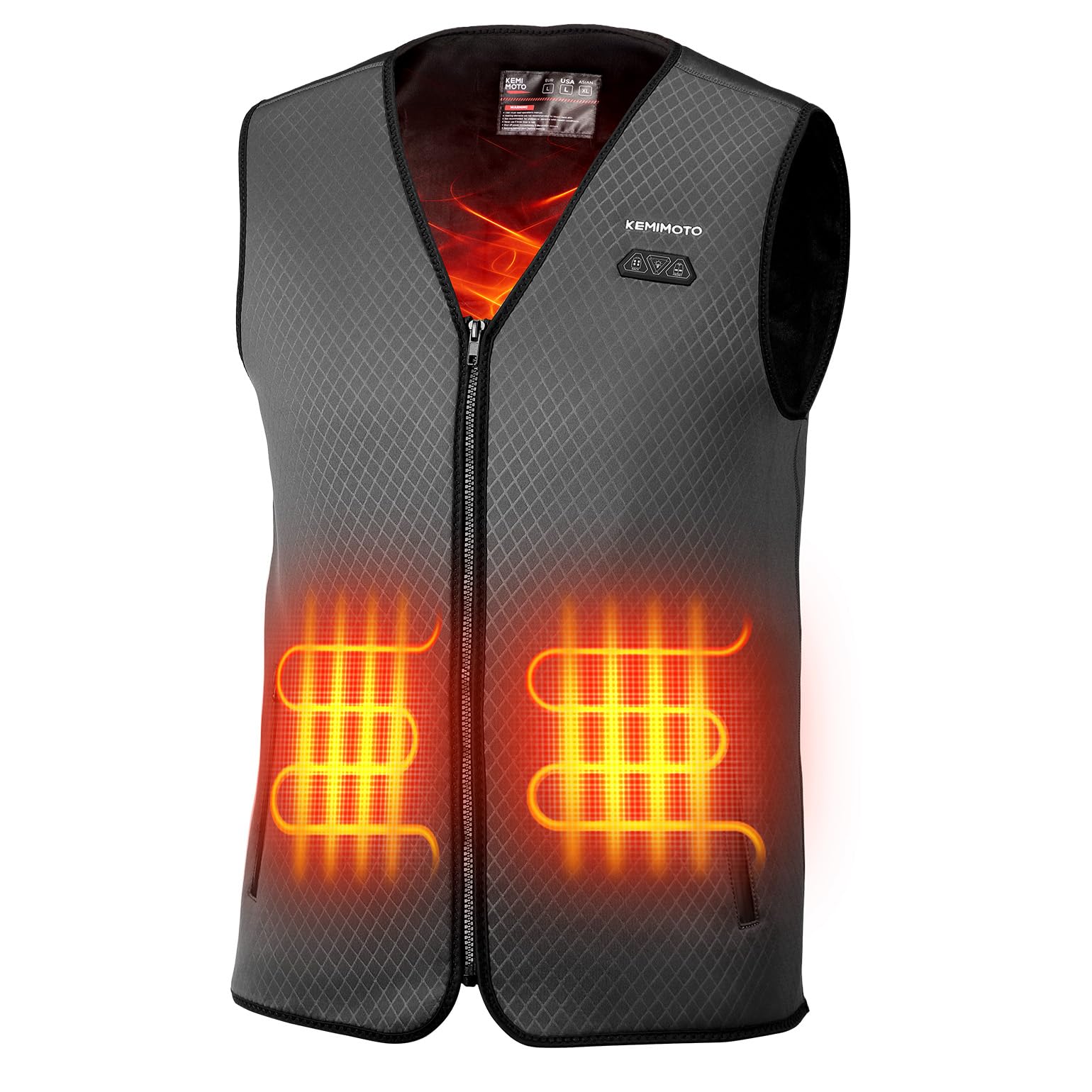 KEMIMOTO Heated Vest for Men, Light-Out Design, Warming Vest, Heated Hunting Vest, Battery NOT Included, Electric Heated Vest-picture-28