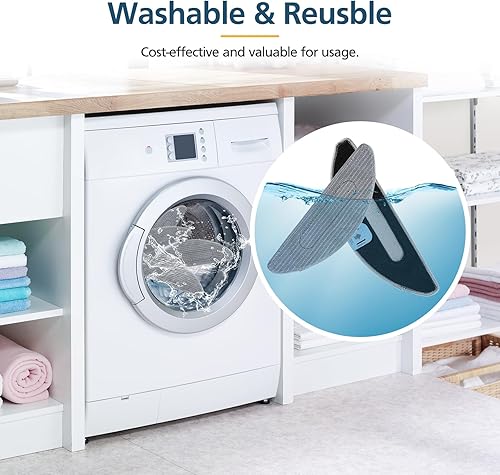 Miniatura 6 de Paquete de 4 almohadillas de repuesto para fregona compatibles con iRobot Roomba Combo i5+/ i5/j5+/ j5 robot aspirador y trapeador, almohadillas de