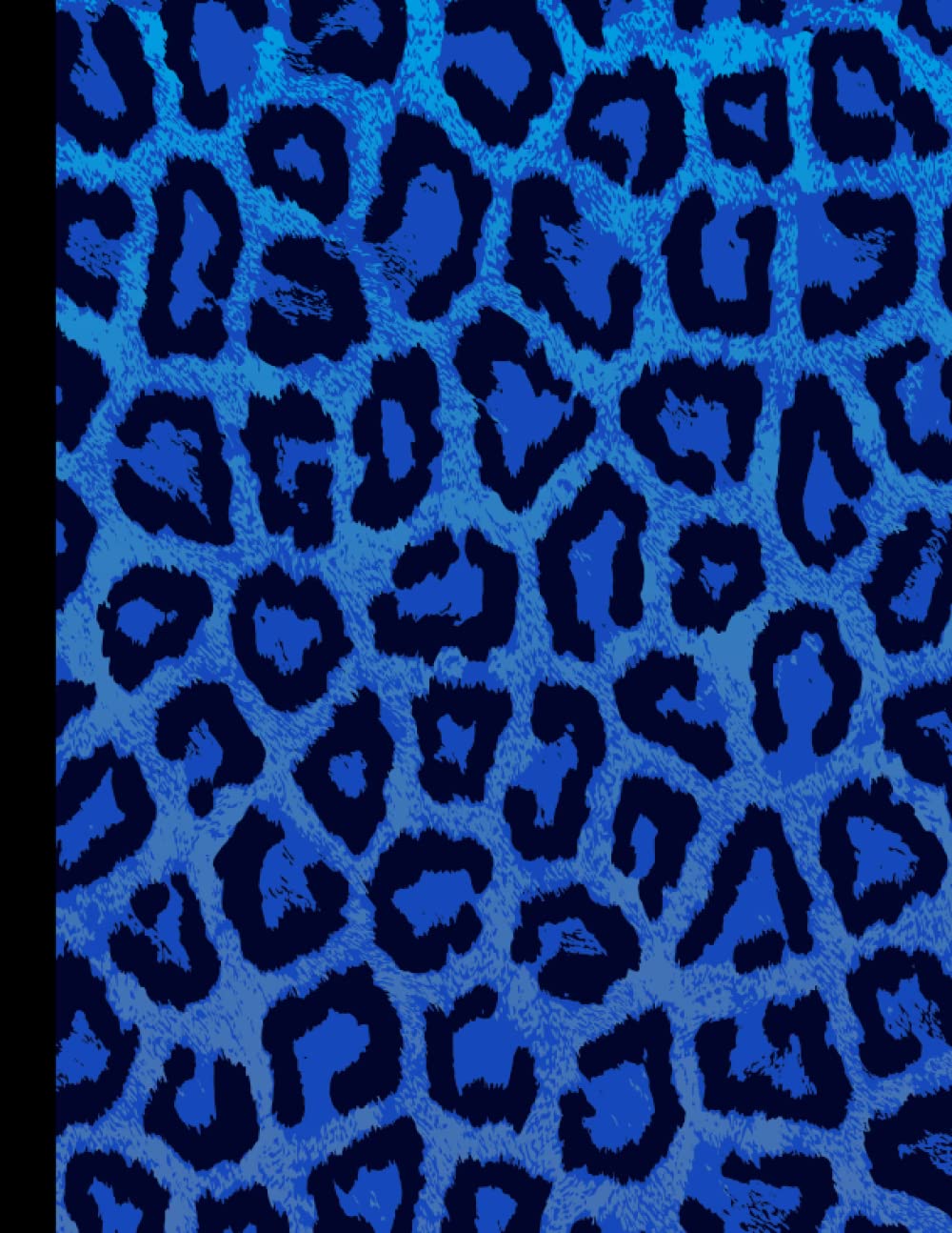 Leopard Print Journal Notebook Blue: Lined | 100+ Pages | Durable Softcover | Large Format 8.5 X 11 Inches