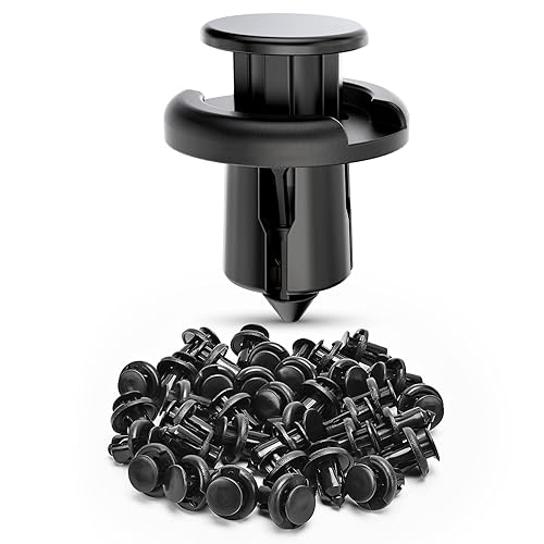 Vista 29 de Nilight 50 clips de retención tipo empujador de aislamiento para capó de orificio de 0.343 in compatibles con Chrysler 4878883AA Dodge 1996-2005 50