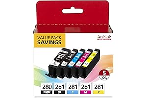 Ankink Compatible Ink Cartridge Replacement for Canon 280XL 281XL 280 281 XL...