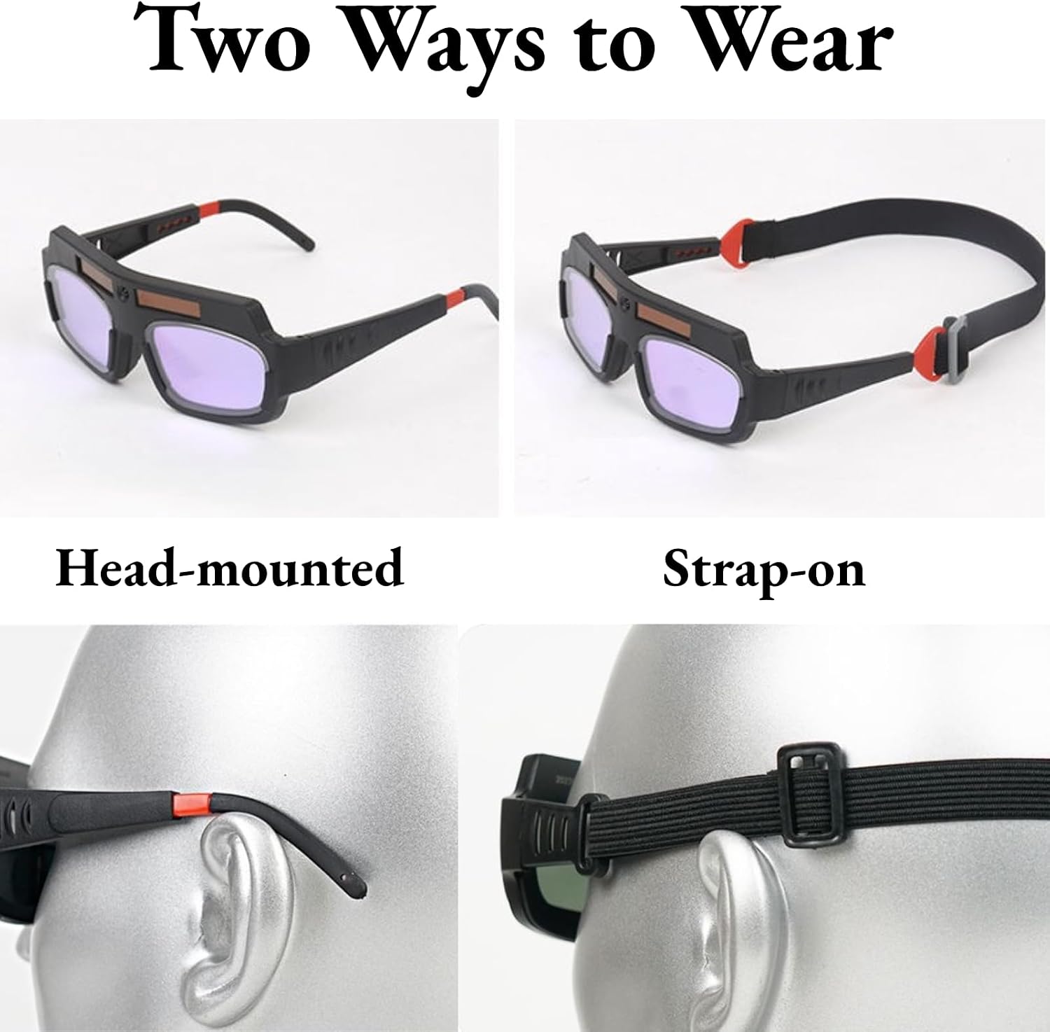 AUNMAS Auto Darkening Welding Goggles, Welding Glasses Welder Mask Helmet for Welder Soldering