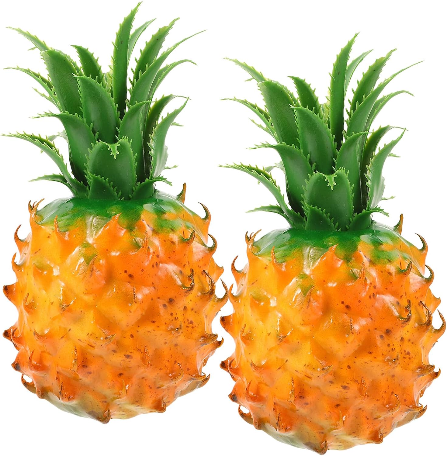 Garneck 2pcs Pineapple Car Antenna Toppers Plastic Aerial Balls Fun Exterior Decoration for SUV Truck Vehicle Roof Accessories Party Holiday