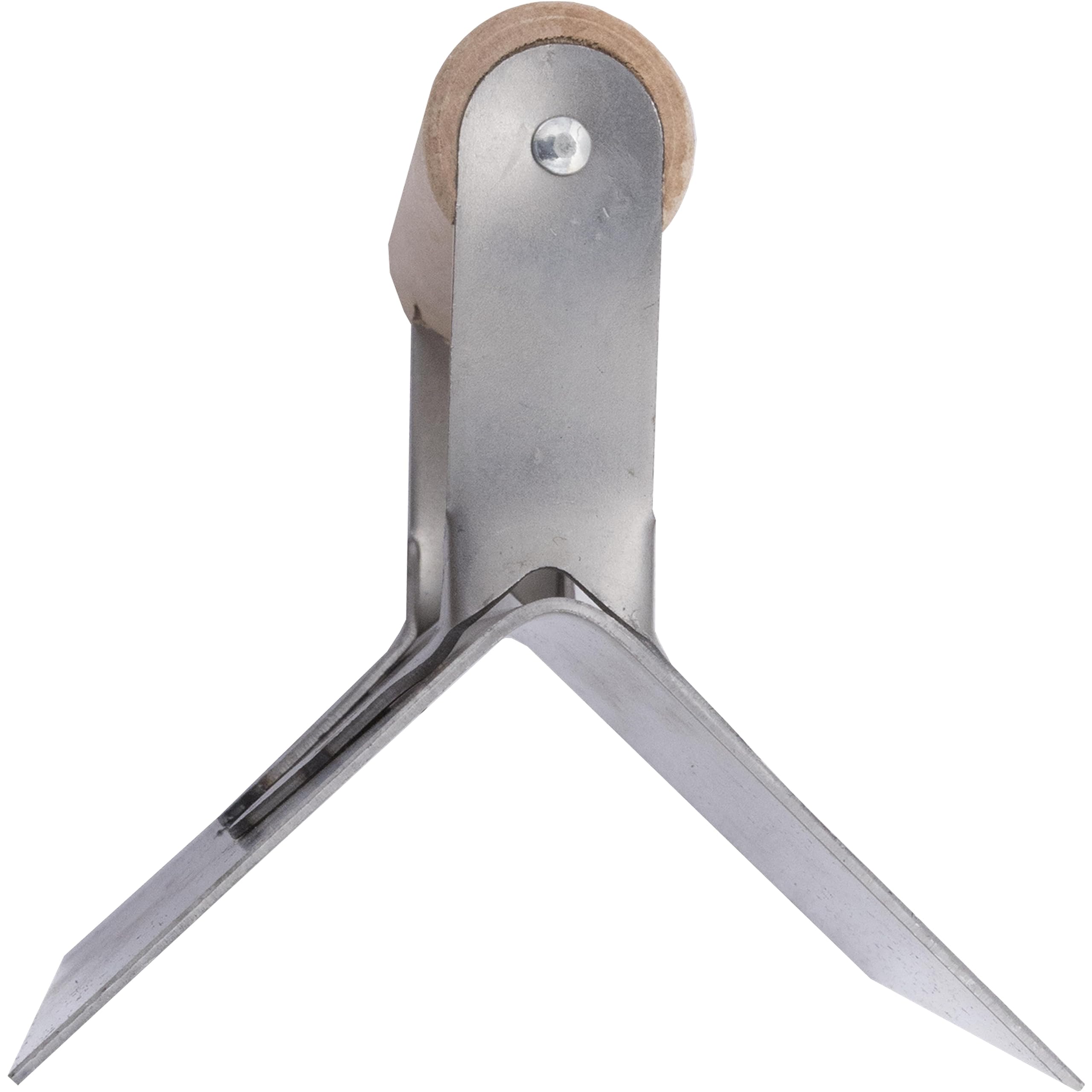 Frattazzo per angoli esterni Marshalltown con raggio angolare, in acciaio, per angoli in calcestruzzo e scale, dimensioni: 127x64 mm