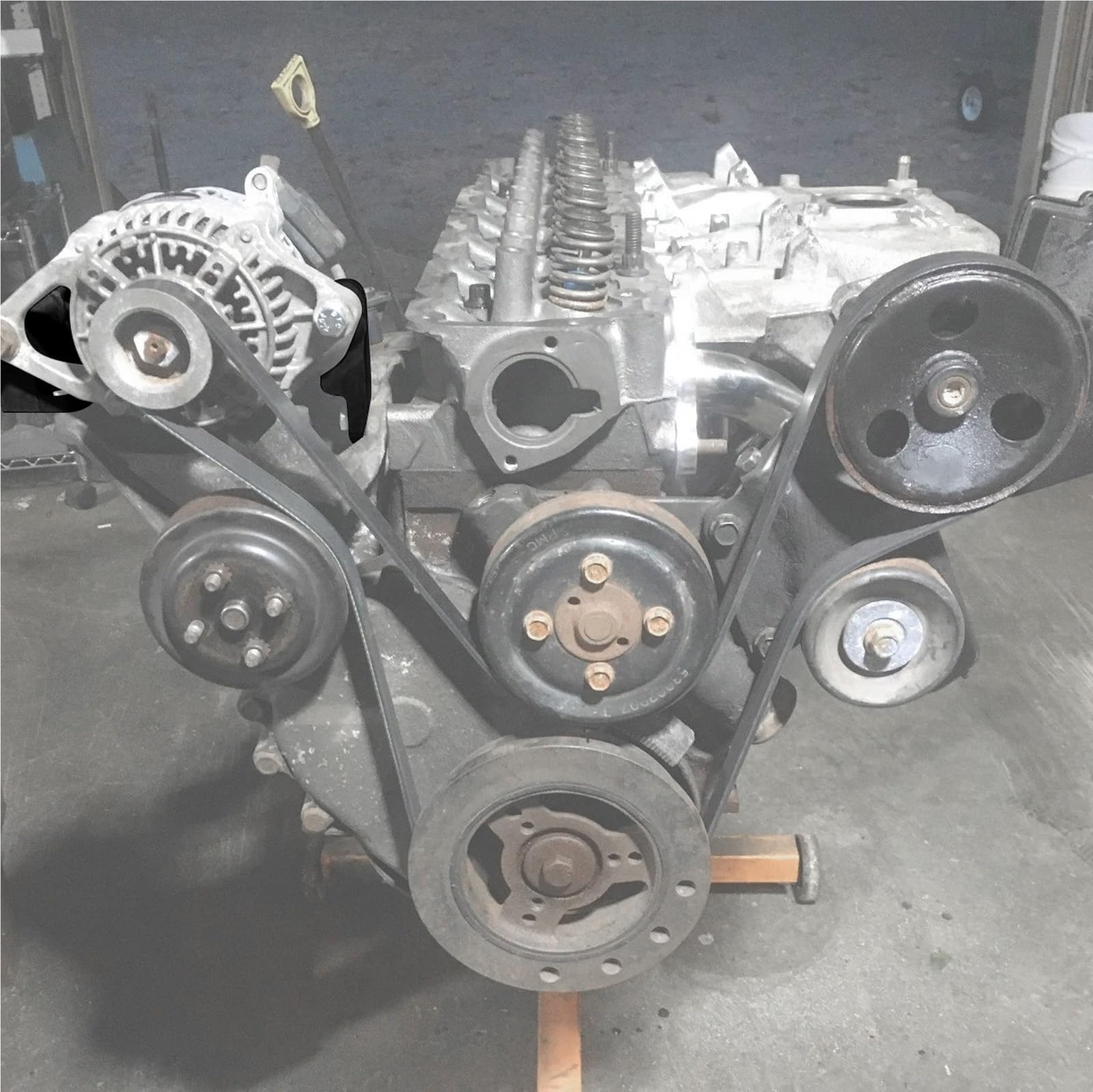 Wspornik Mocowania Silnika Pasuje do Jeepa XJ Wranglera Cherokee 1996-2002 4.0L Silnik Zestaw do relokacji alternatora Aluminium