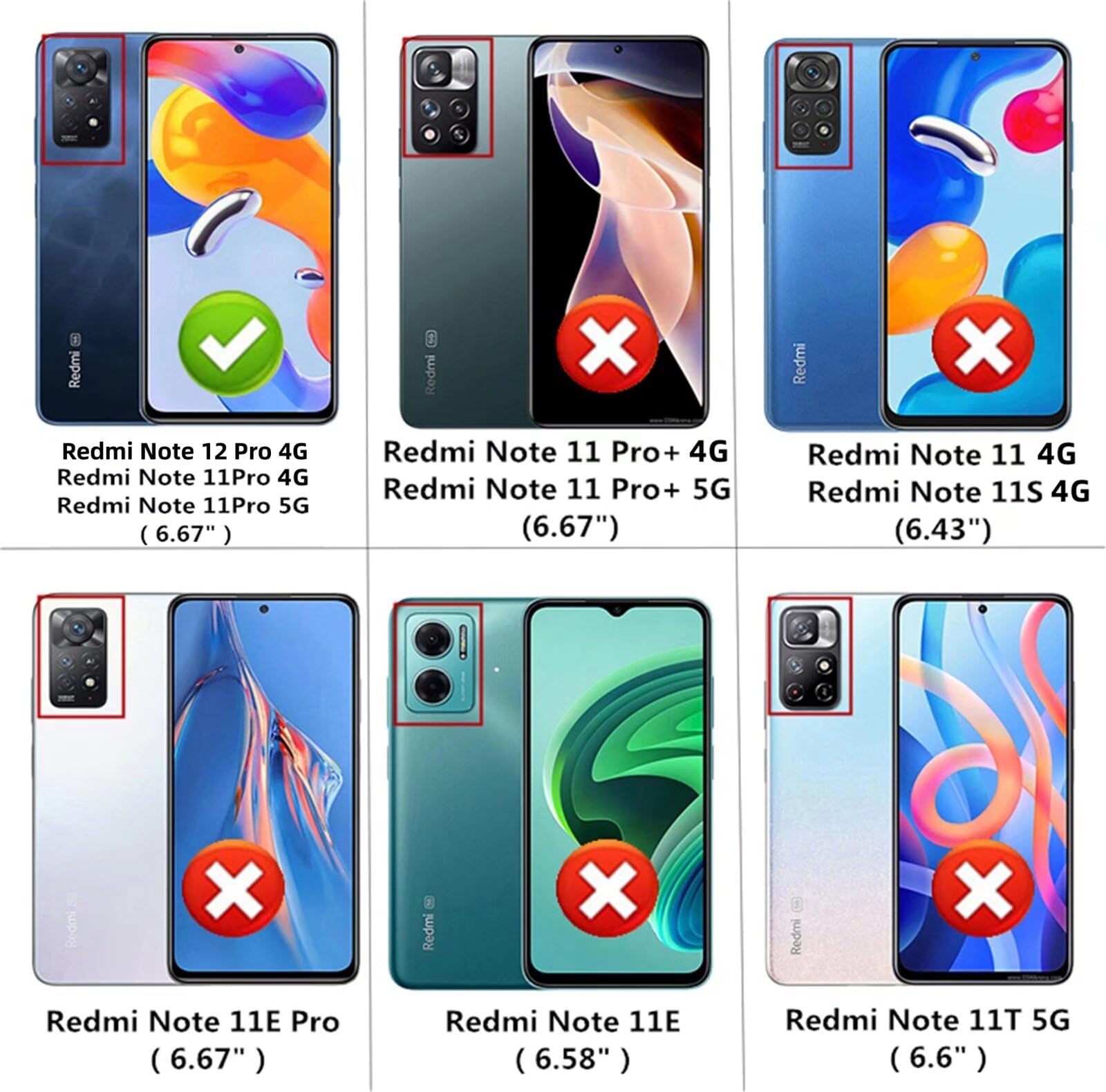 Custodia Per Xiaomi Redmi Note 11 Pro 5G/Note 12 Pro 4G Con Scorrevole Protezione Fotocamera, Anello Rotante E Supporto, Antiurto Blu + 2 Vetri Temperati - 4