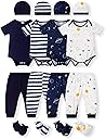 NZRVAWS Newborn Baby Boy Girl Clothes Unisex Preemie Infant Must Have Pants Set Outfits 0-18 Months 20 Pcs Essentials Gift