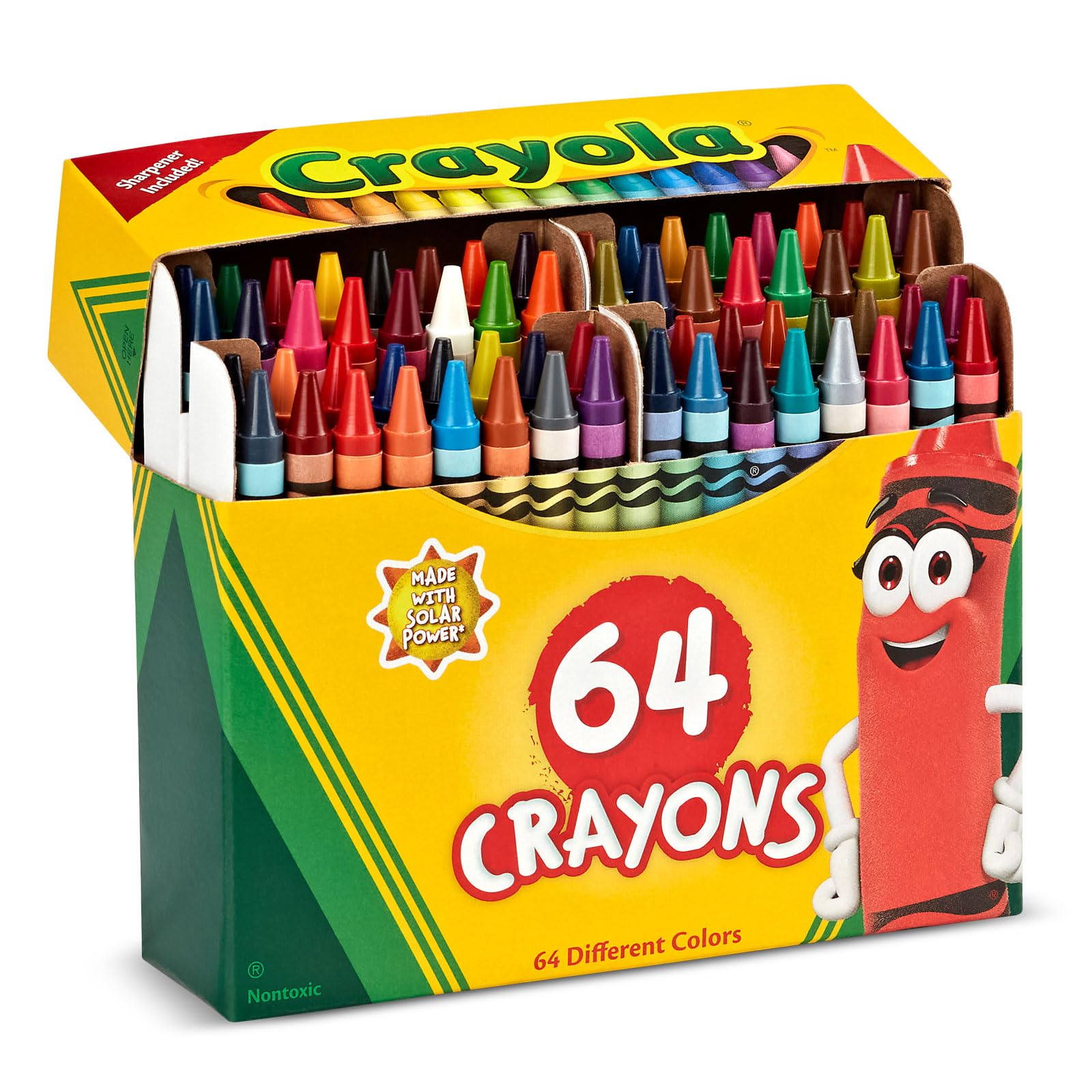クレヨラ (Crayola) クレヨン 64色 クレヨン削り付き 正規品 520064