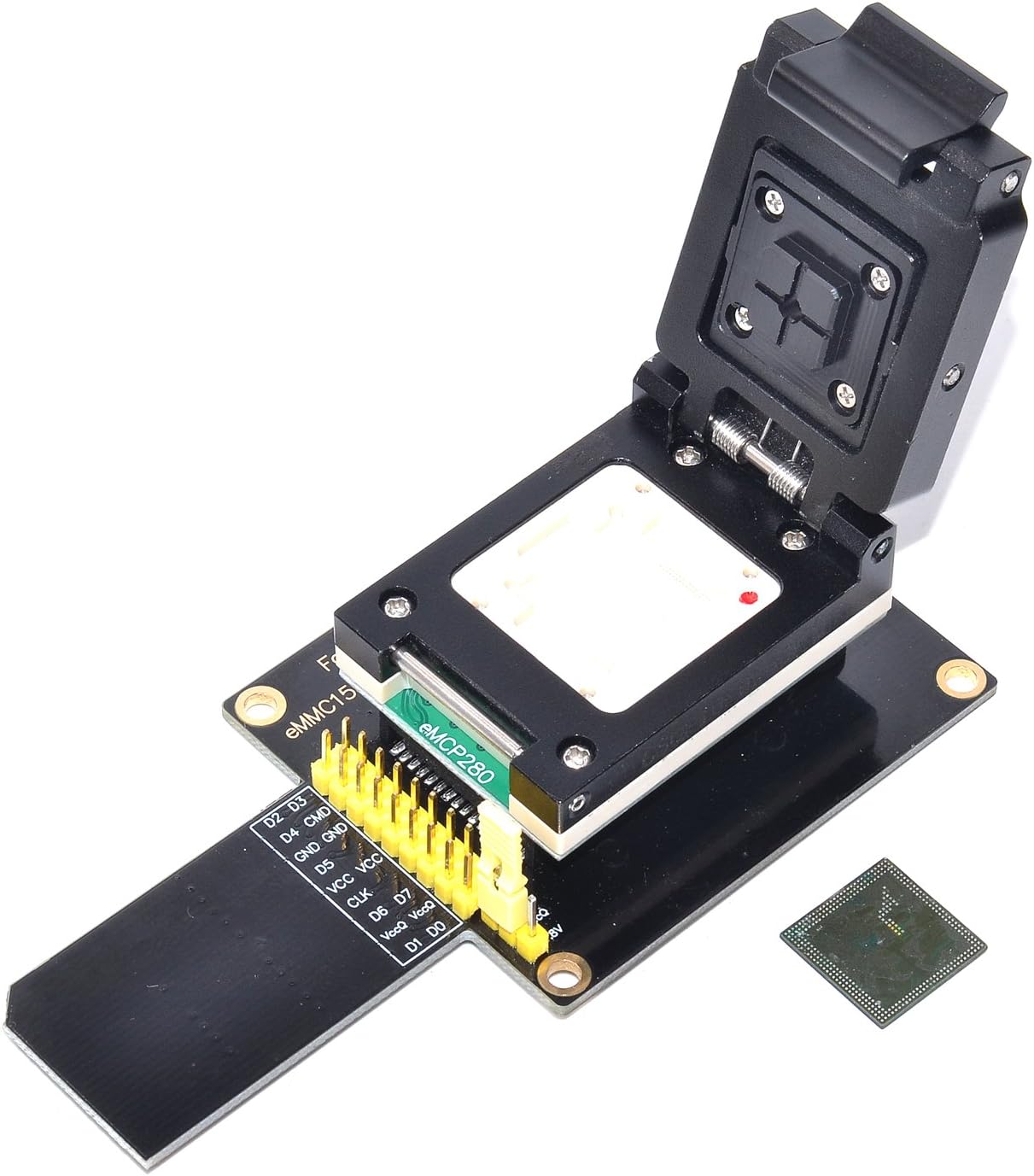 BGA280 eMCP280 Internal Memeory Reader for Samsung Note4 Alpha KMR2M0009M-A803(32GB) Samsung Alpha Exynon 5430,Galaxy Alpha SM-G850F G850T ALLSOCKET Chip-Off Adapter(BGA280-SD)