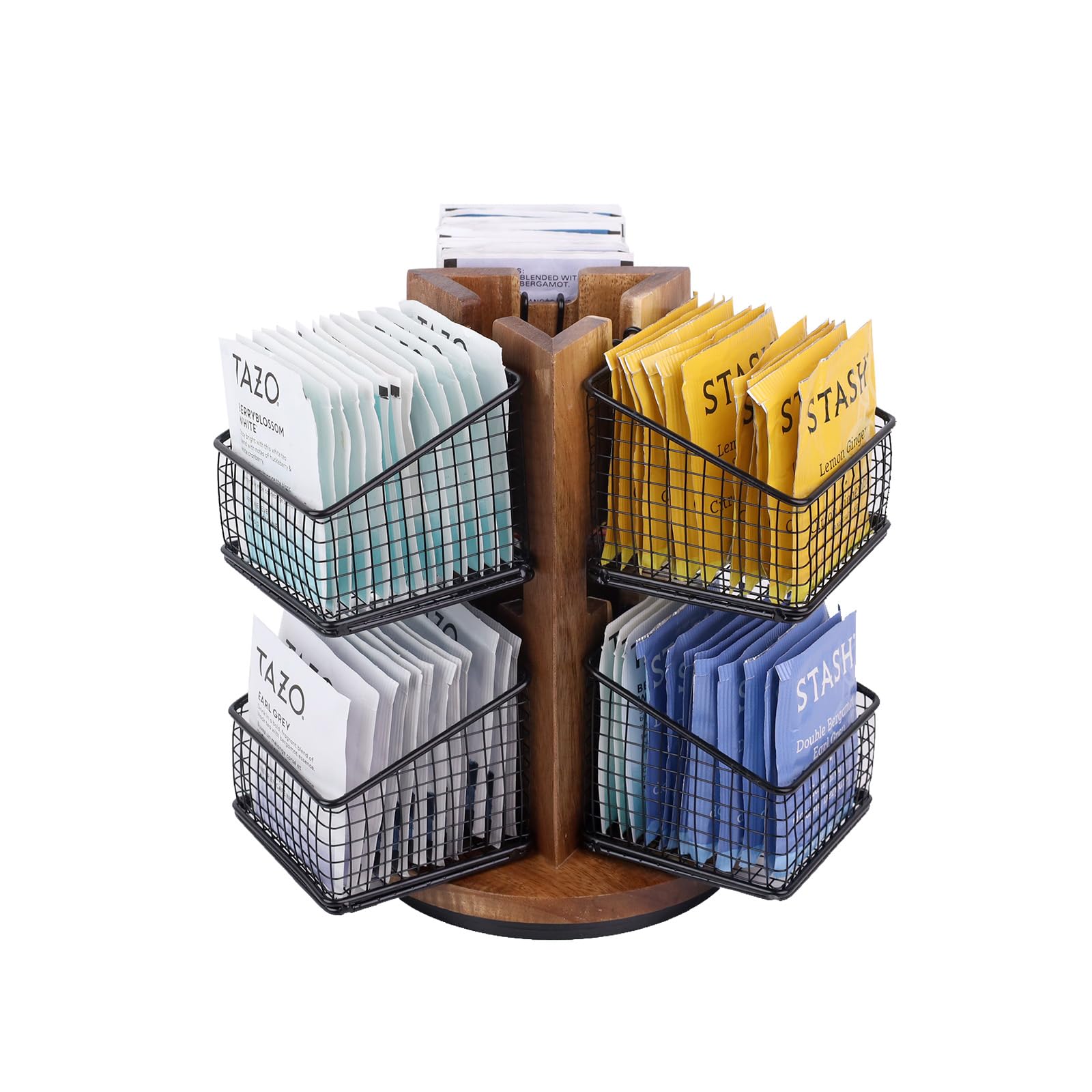 Photo 1 of HTB Carousel Tea Bag Organizer with 6 Removable Baskets