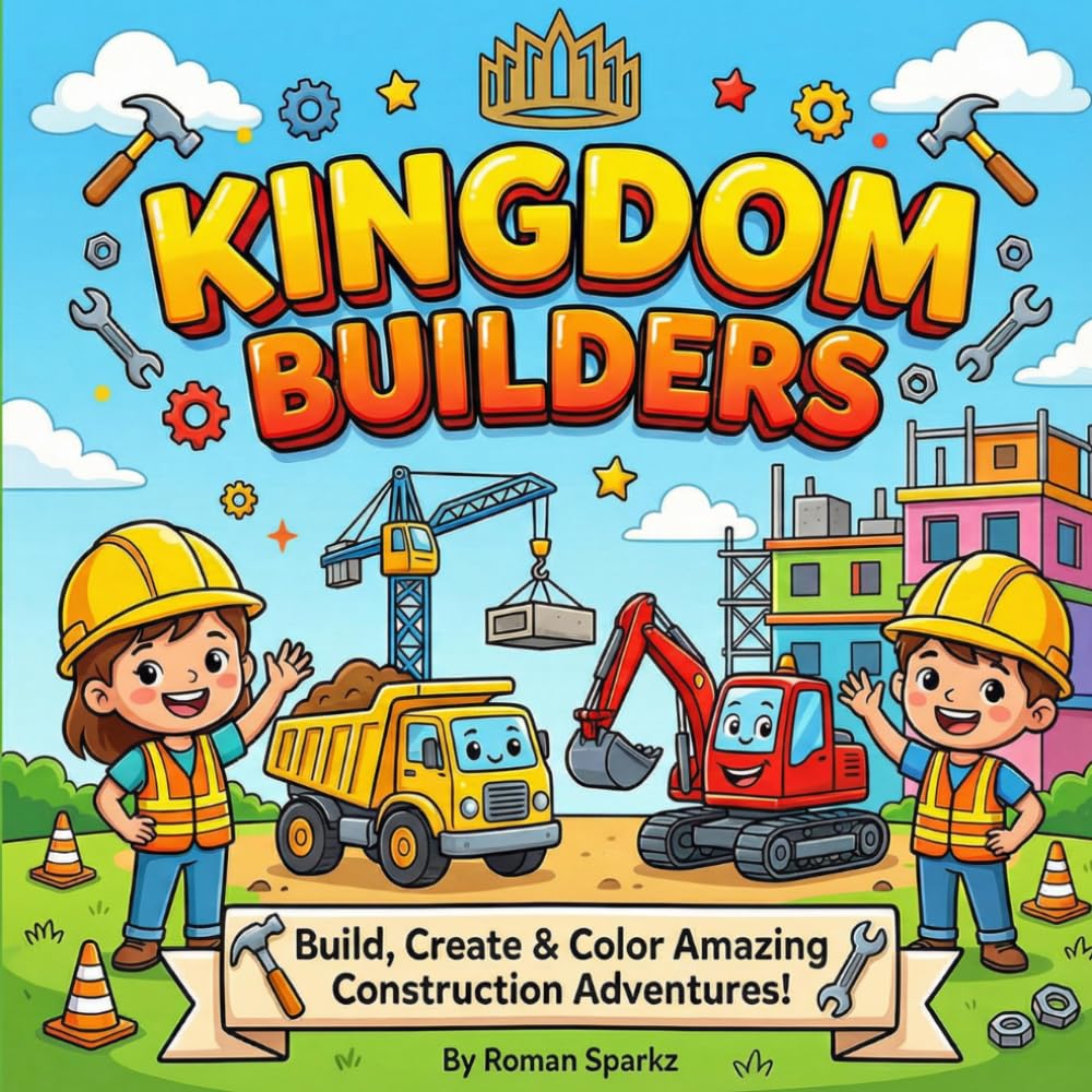 Kingdom Builders: Build, Create & Color Amazing Construction Adventures!