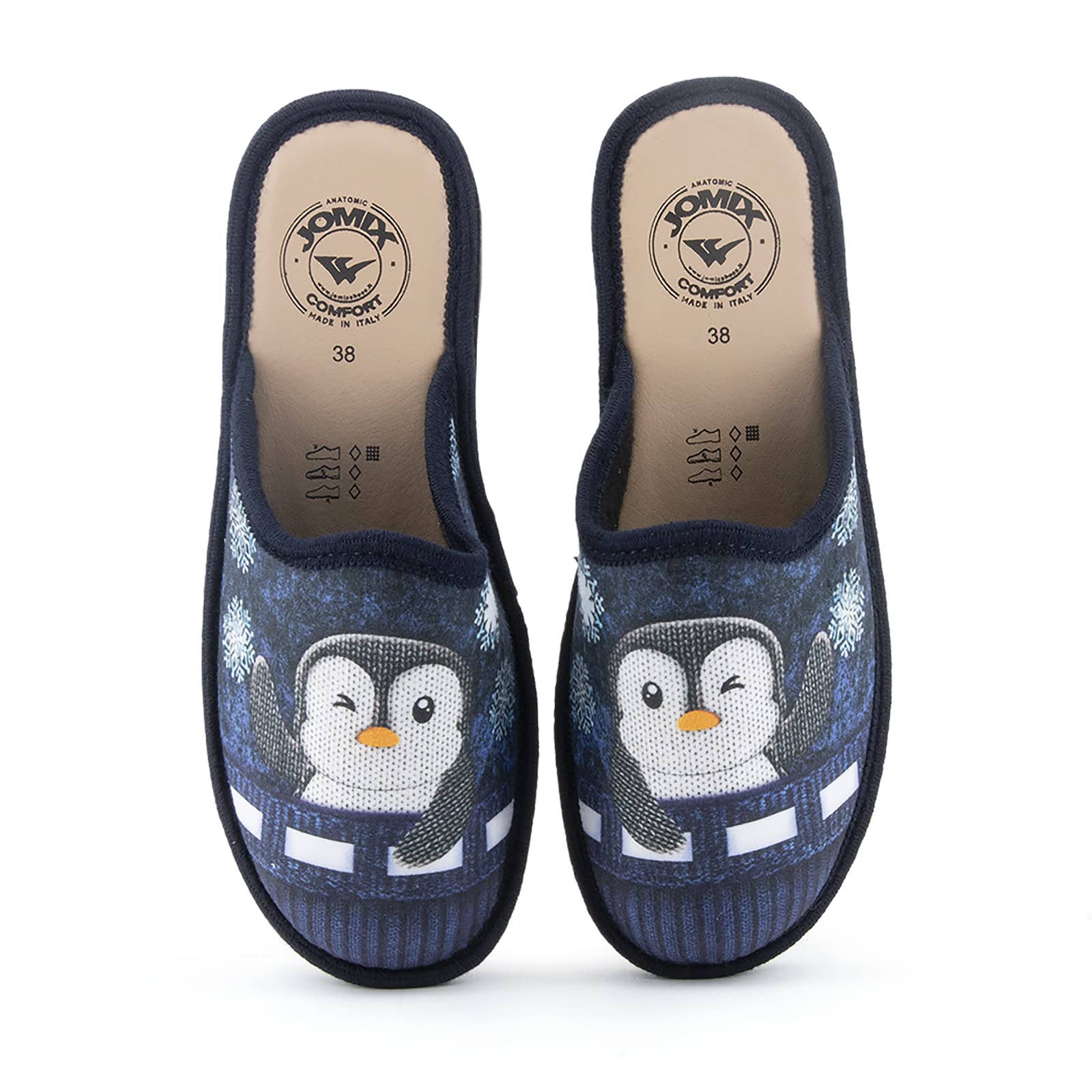 JOMIX Pantofole Donna Casa Comode Ciabatte Anatomiche Made in Italy