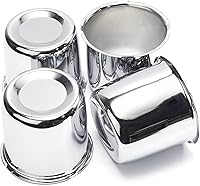 Vista 10 de 4 Piezas Tapas Centrales de Rueda de Remolque de 2.64 Pulgadas Push Through Diámetro de 2.64" Altura 2.4" para Rin de Camión SUV RV, Cubierta