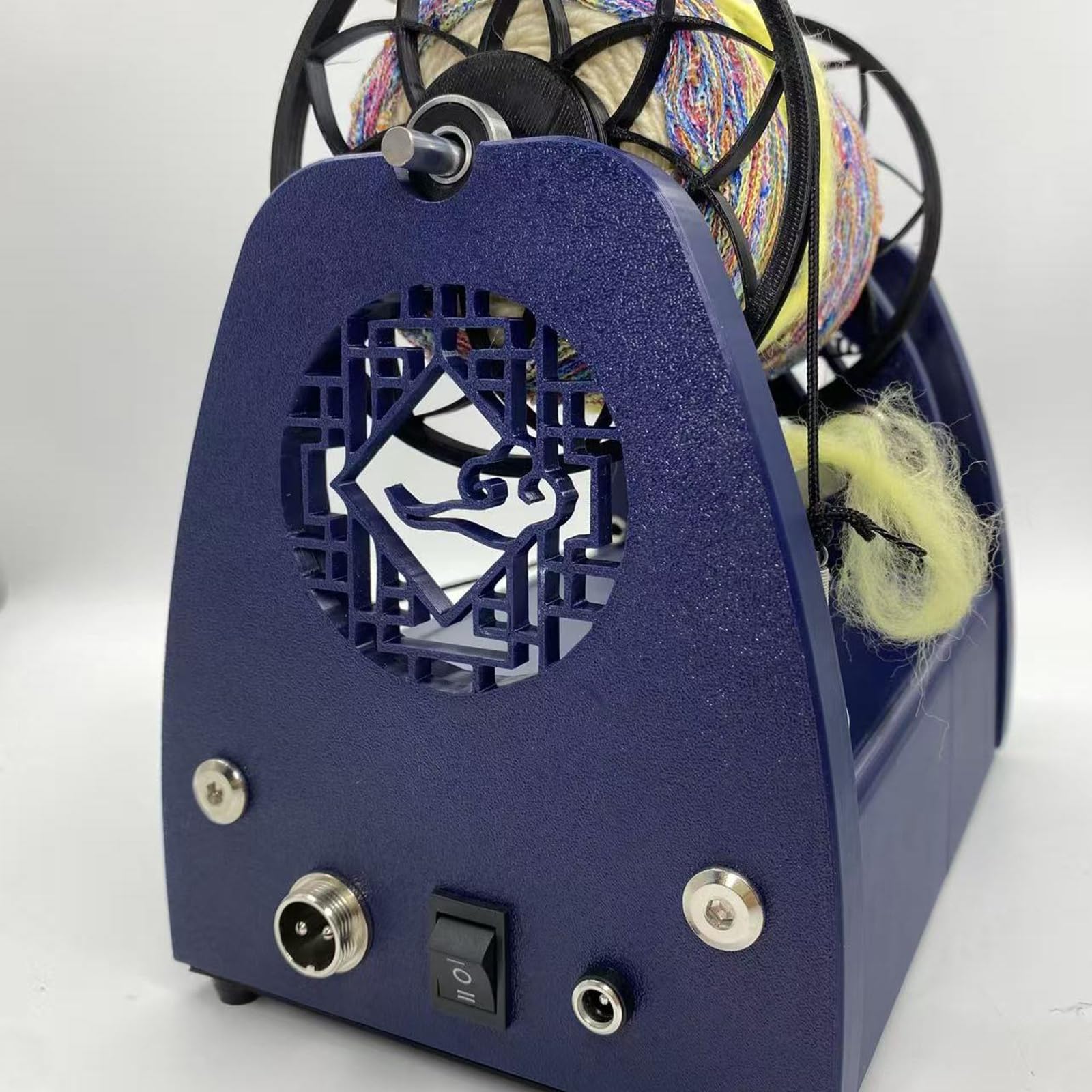 Filatore elettrico per filato automatico, con 3 bobine e pedale, per filato fine, spesso, artistico, contiene 240 g